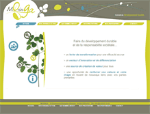 Tablet Screenshot of moringa-conseil.fr